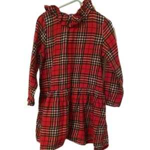 H&M Red Plaid Kids Dress